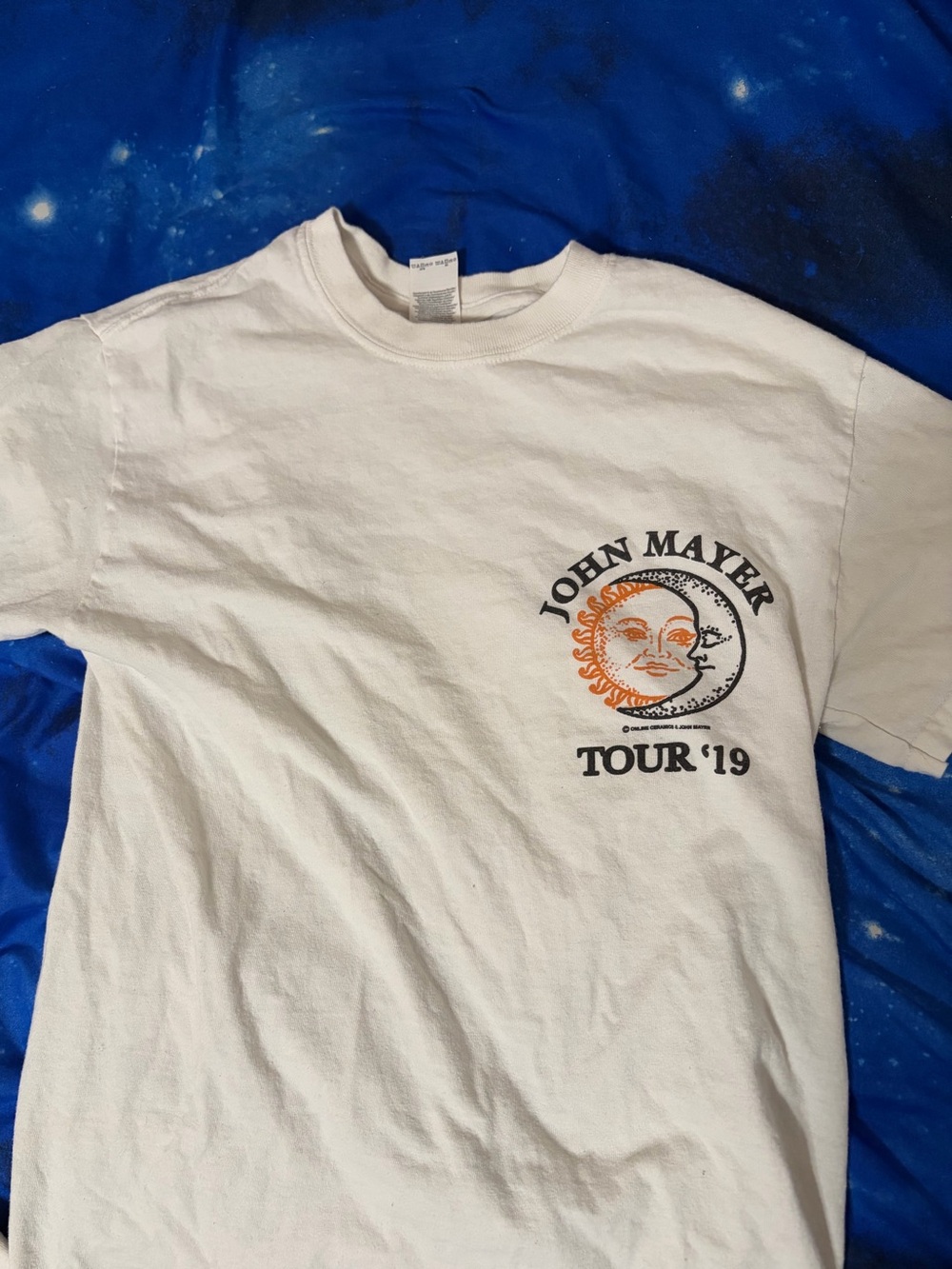 John Mayer Tour '19 Sun & Moon Graphic Tee - White